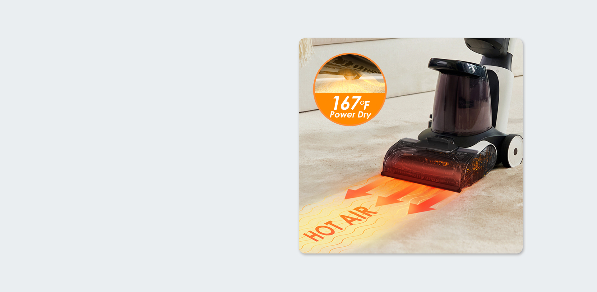speed up the drying process